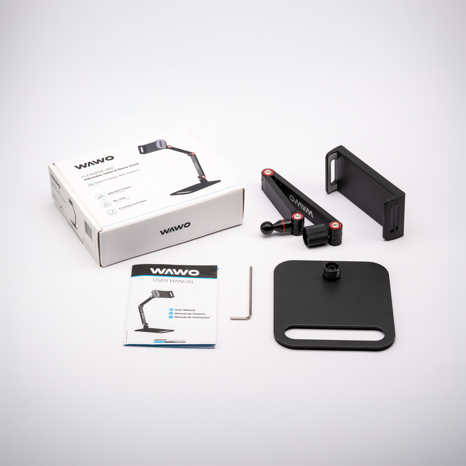 WAWO FlexDesk 360 - Um presente útil, completo e bem apresentado.
